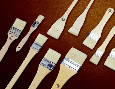  Gesso Brushes (Gesso Pinsel)