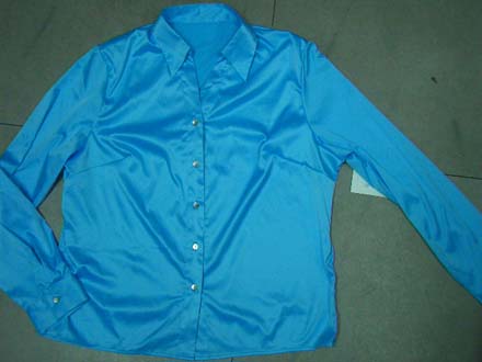  Poly / Spandex Satin Blouse