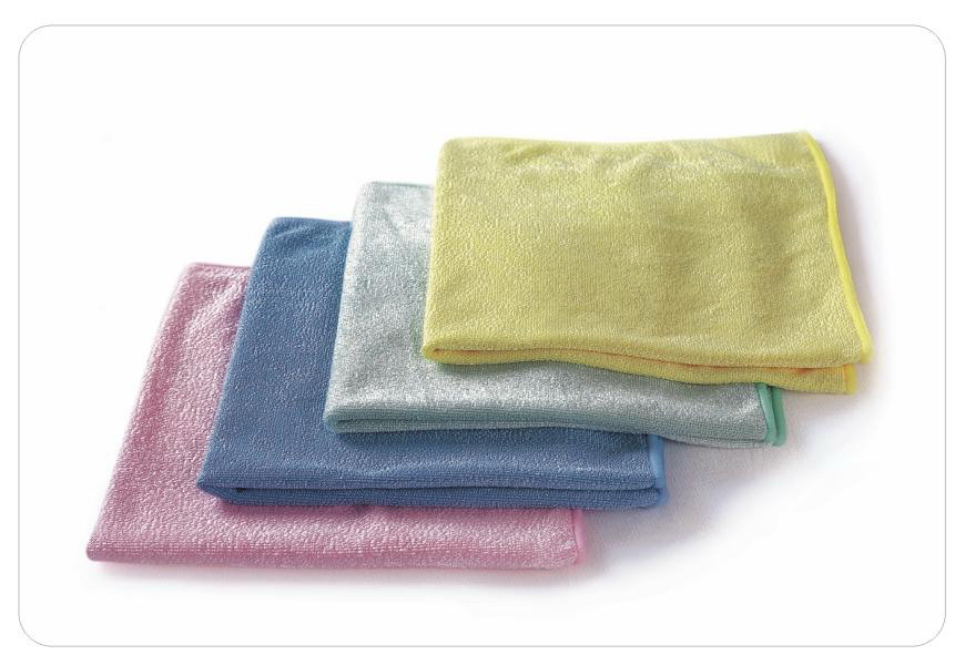  Circular Terry Knitted Microfiber Cleaning Cloth With Light ( Circular Terry Knitted Microfiber Cleaning Cloth With Light)