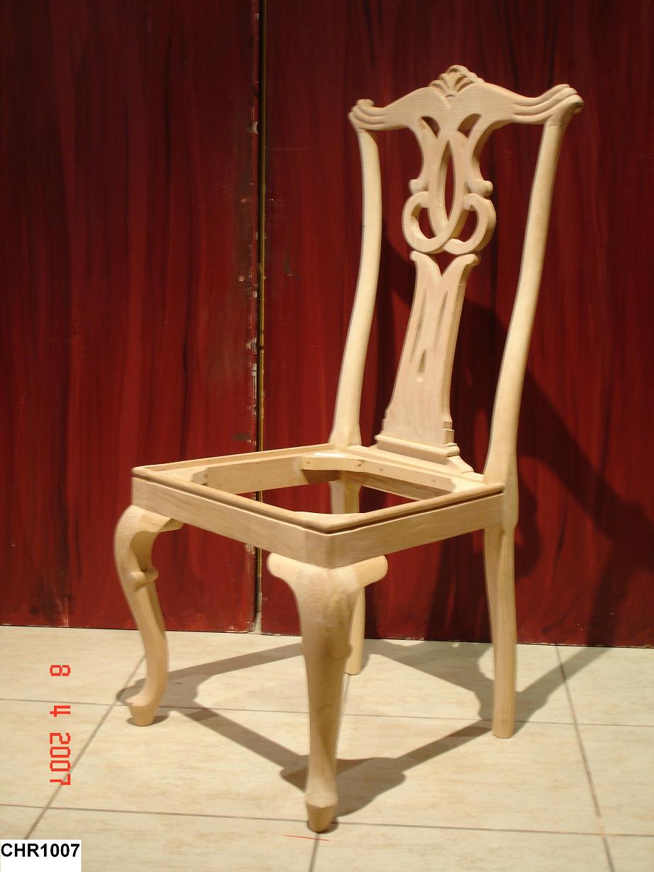  Chipandale Chair (Unfinished) (Chipandale président (Unfinished))