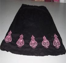  Cotton Embroidered Skirt (Baumwolle bestickt Rock)