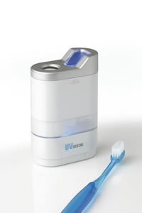  UV Dentravel Toothbrush Sterilizer (DC Battery Operated) (УФ-стерилизатор Dentravel зубная щетка (DC батарейках))