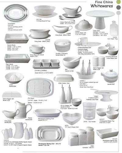  Ceramic Dinnerware (Vaisselle en céramique)