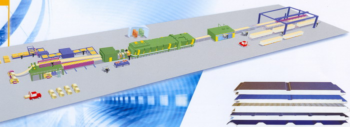  Polyurethane Sandwich Panel Mfg Line (PUR-Sandwich-Panel-Hersteller Line)