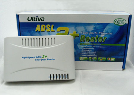  ADSL 2 And 1 USB & 4 Ethernet Router