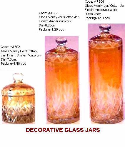 Glass Vanity Jars (Vanity Glass Jars)