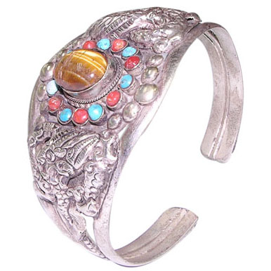  Designer Hand Crafted 925 Sterling Siver Fashion Bangle (Designer Hand Crafted 925 Siver Fashion Bangle)