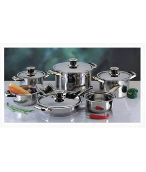  11 Pcs Stainless Steel Cookware Set (11 Stück Edelstahl Kochgeschirr-Set)