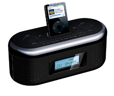  Portable Speaker With AM / FM Radio And Alarm Clock (Haut-parleur portable avec radio AM / FM radio et réveil)