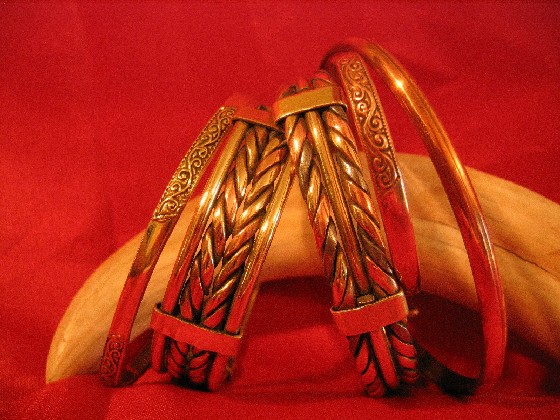 Blankem Messing und Kupfer Bangles (Blankem Messing und Kupfer Bangles)