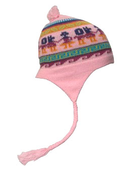  Union Pink Alpaca Knit Hat