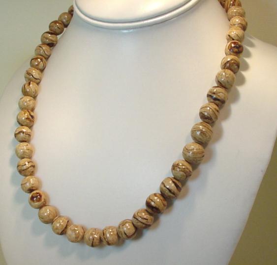  Amber Beads-Brown Beige (Amber Beads-braun beige)