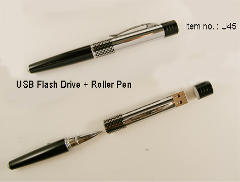  2 In 1-USB Flash Drive Roller Pen ( 2 In 1-USB Flash Drive Roller Pen)