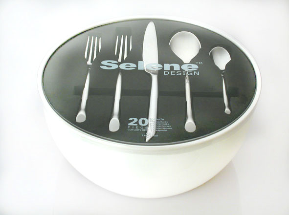  Cutlery with Salad-Bowl Packing (Besteck mit Salat-Bowl Verpackung)