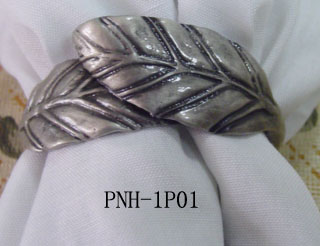 Double Leaves Napkin Ring (Double Feuilles Rond de Serviette)