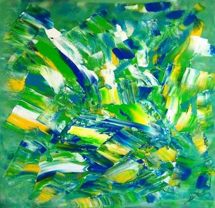  Abstract Oil Painting On Canvas (Аннотация Картина маслом на холсте)