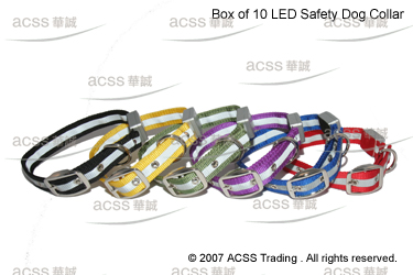  LED Safety Dog Collar (25mm Width) (LED-Sicherheit Hundehalsband (25mm Breite))