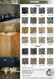  Tumbled & Pebbles Mosaic Tiles (Tumbled & Галька мозаика плитка)