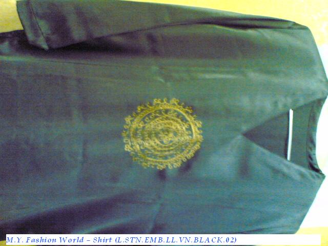  Lady Satin Shirt Embroidery