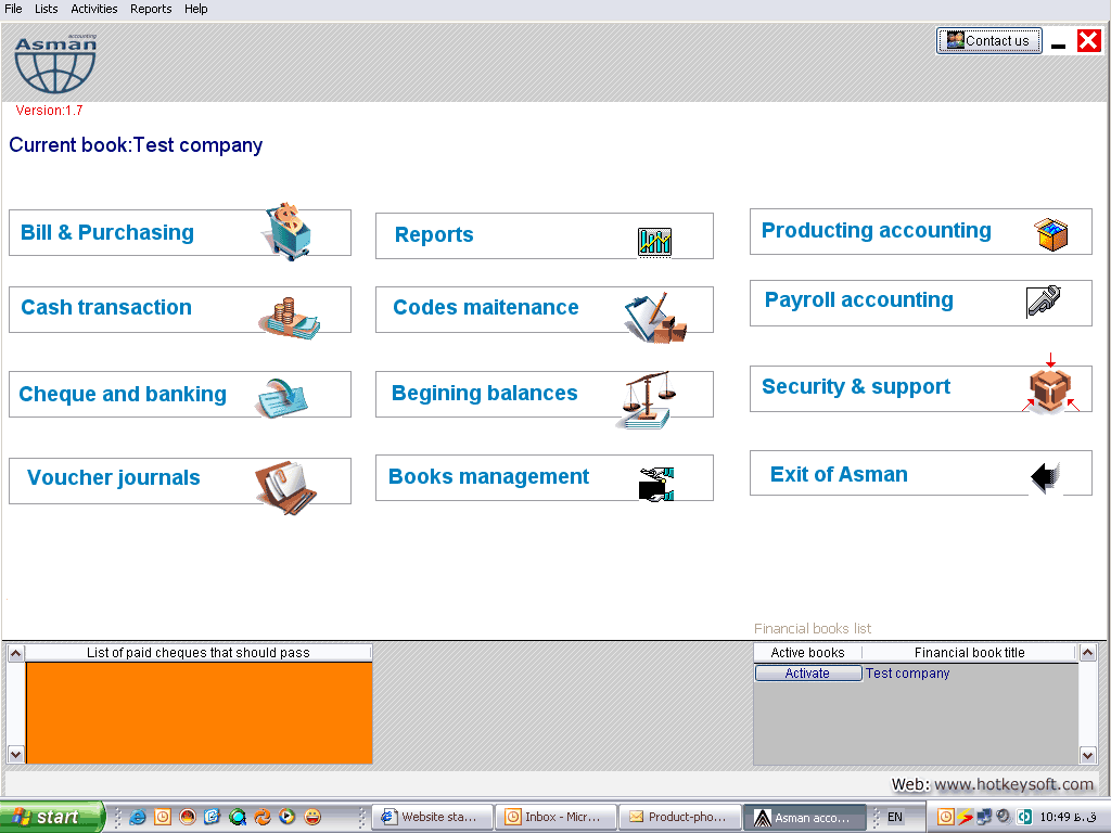  Asman Accounting Software