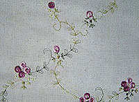  Embroidery On Linen Fabric (Broderie sur lin Tissus)