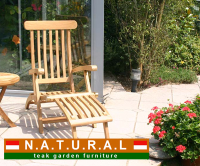  Teak Deckchair Lounger, Teak Steamer (Lounger Chaise longue en teck, teck Steamer)