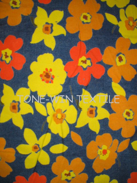  Printed Denim Fabric ( Printed Denim Fabric)