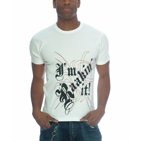  Men`s Short Sleeve Tee With Chest Graphic ( Men`s Short Sleeve Tee With Chest Graphic)