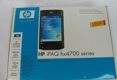 HP Ipaq Hx4700 PDA (HP Ipaq hx4700 КПК)