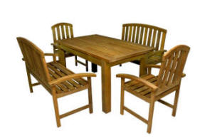  Rectangular Table And Arm Chair / Bench (Прямоугольный стол и руку Председатель / скамьи)