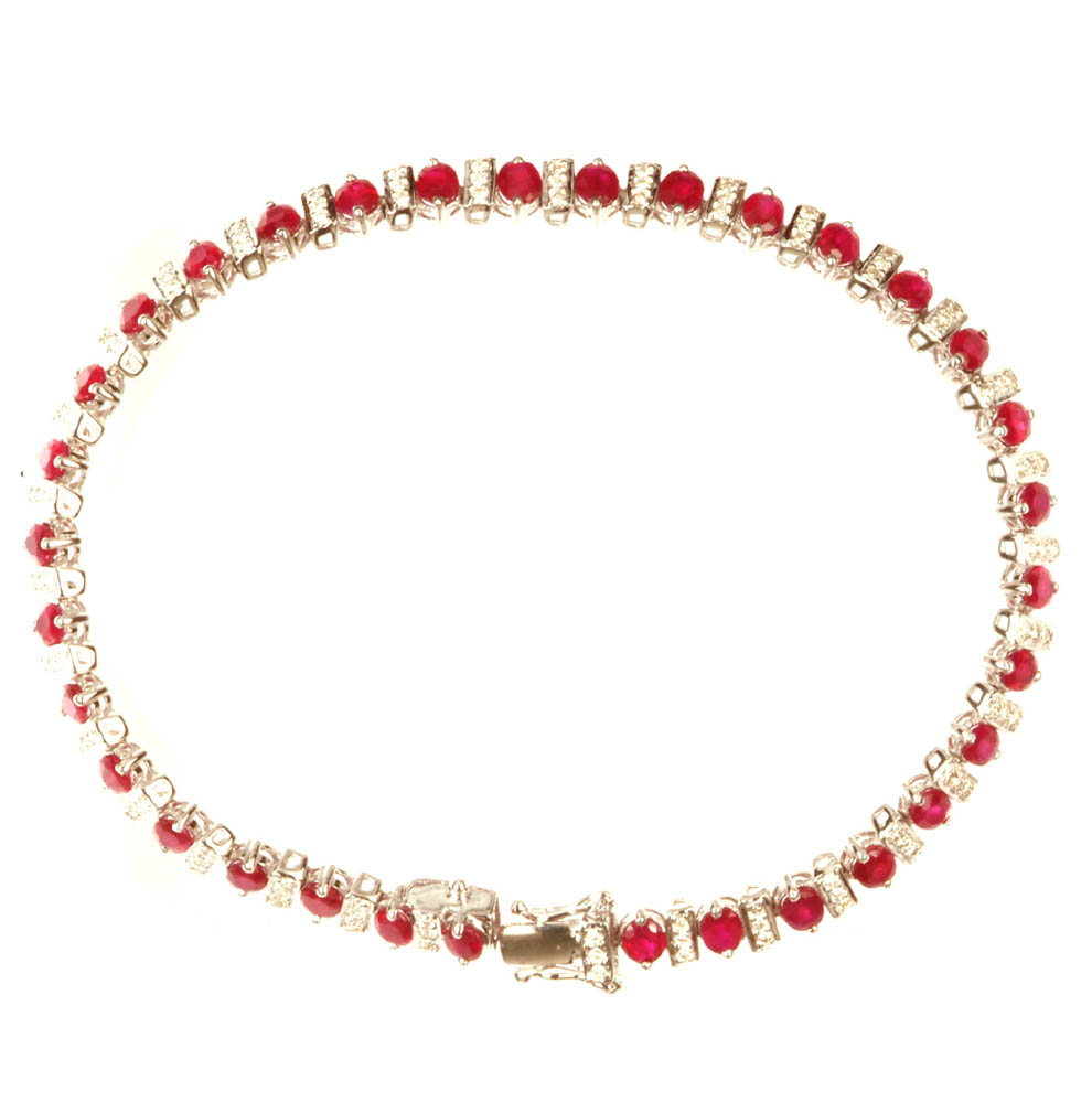  Ladies` Ruby Bracelet (Ladies `Ruby Armband)