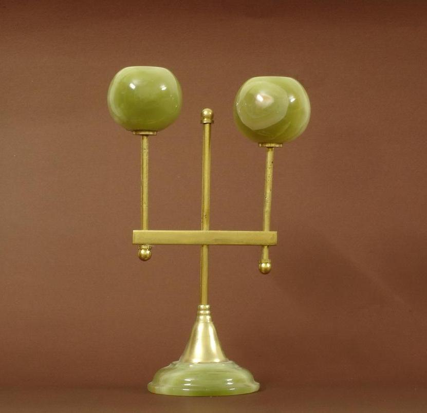  Onyx Twin Candle Stand