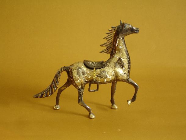  Brass Horse Figurine