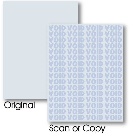  Protected void Security Paper-A4 Size (Protected void Sécurité papier A4 Taille)