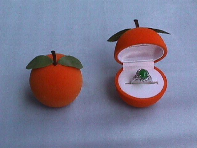  Flocked Jewellery Box (Flocked Schmuckkästchen)