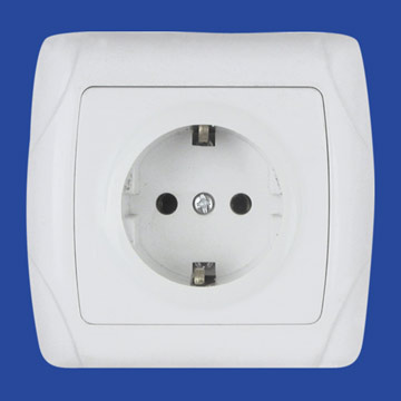  Shucko Socket Outlet w/Cover (Shucko Socket Outlet w / Cover)