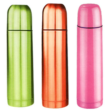  Colored Bullet Type Vacuum Flask (Colored Bullet Type Fiole à vide)