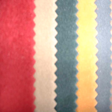  KS Dyed Flock Fabric/Polyester(knitting fabric) (KS tissus teints Flock / Polyester (tricotage de tissu))