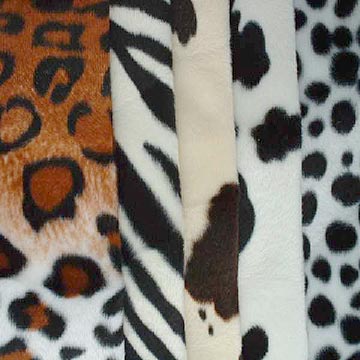  KS Printed Flock Fabric, Polyester( Knitting Fabric )( KSYHB-001 ) (KS Printed Fabric Flock, Polyester Fabric (Knitting) (KSYHB-001))