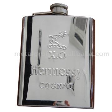  Stainless Steel HIP Flask (Edelstahl Flachmann)