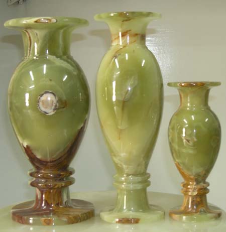 Onyx Stone Flower Vases