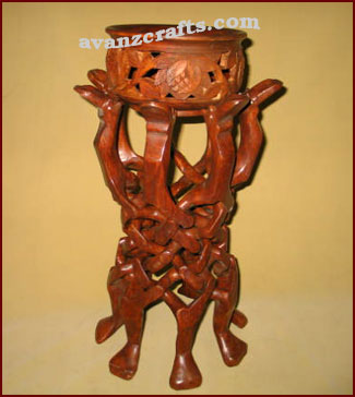 Wooden Vase (Wooden Vase)