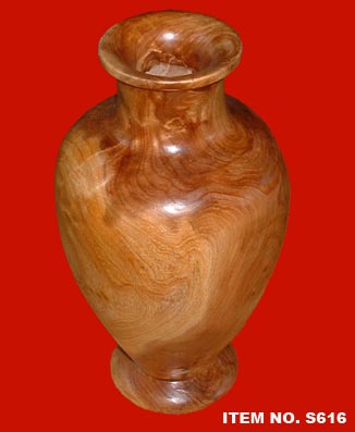 Wooden Flower Vase (Holz Blumenvase)