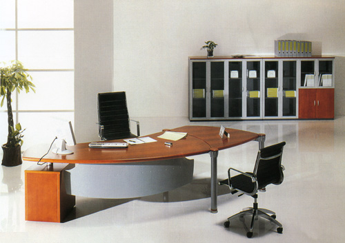 Executive Office Desk And Bookcase (Executive Office Desk And Bookcase)