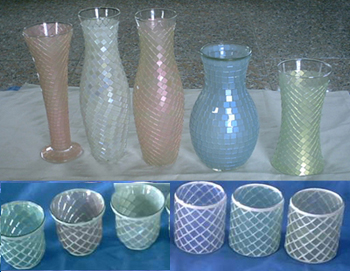 Mosaic Glass Vases (Мозаики стеклянные вазы)
