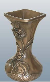 Archaized Bronze Color Resin Vase, Home Decoration, Resin (Archaized Bronze Farbe Resin Vase, Wohnaccessoires, Resin)