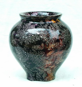 Mango Wood Vase M-042 (Bois de manguier Vase M-042)