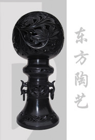 Black Ceramic Vase (Черные керамические вазы)
