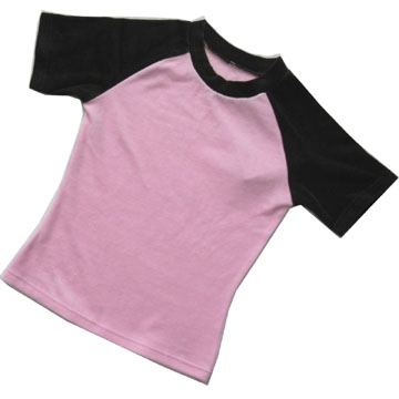 Rundkragen T-Shirt mit Short Sleeve (Rundkragen T-Shirt mit Short Sleeve)
