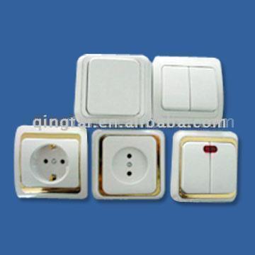  Euro Type Wall Switches and Sockets (Евро типа стены выключатели и розетки)